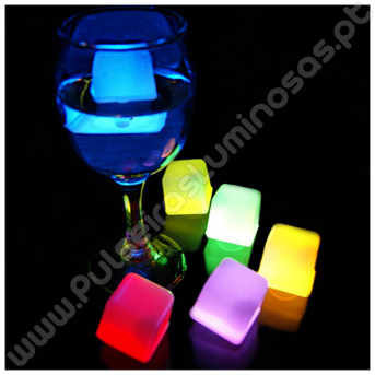 Cubos de Gelo Luminosos Fluorescentes (24 uds)