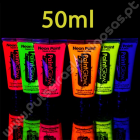 Tintas fluorescentes para pele UV 50 ml