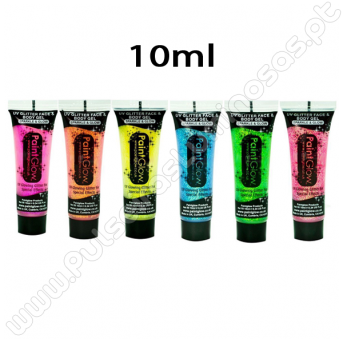 Pintura Fluorescente con Purpurina 10 ml