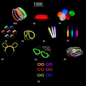 Festa neon pack 1000 produtos