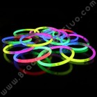 Pulseiras Luminosas Tricolor (100 uds)