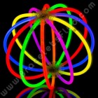 Bolas Fluorescentes Unicolor (8 uds)