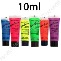 Tintas fluorescentes para pele UV 10 ml