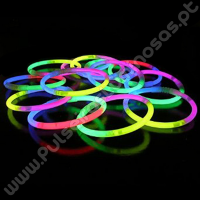 Pulseiras Luminosas Tricolor (100 uds)